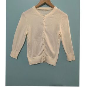 J.Crew Cream Cadigan